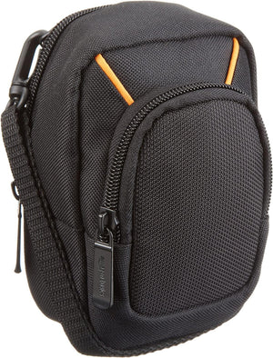 Camerashop Bolsa de cámara para cámaras compactas, tamaño mediano, Sólido, Negro, 12.7L x 8.1W x 5.1H centímetros